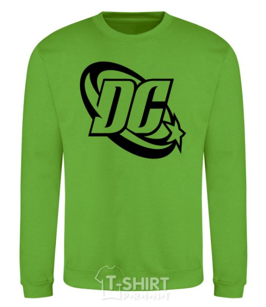 Sweatshirt DC logo black orchid-green фото