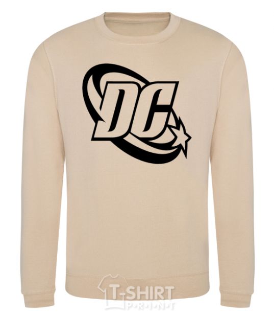Sweatshirt DC logo black sand фото