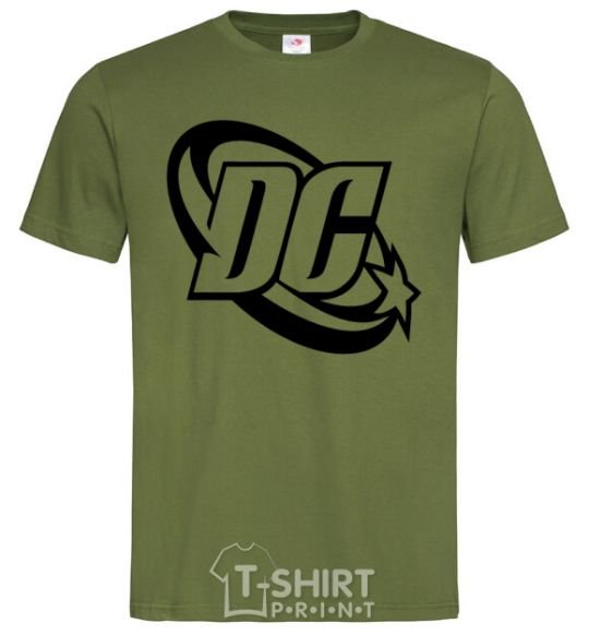 Men's T-Shirt DC logo black millennial-khaki фото