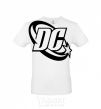 Men's T-Shirt DC logo black White фото