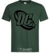 Men's T-Shirt DC logo black bottle-green фото