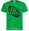 Men's T-Shirt DC logo black kelly-green фото