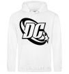 Men`s hoodie DC logo black White фото