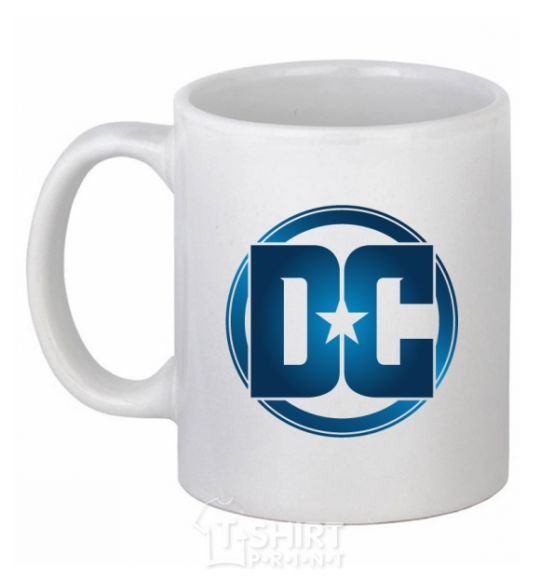 Ceramic mug DC logo fullcolour White фото