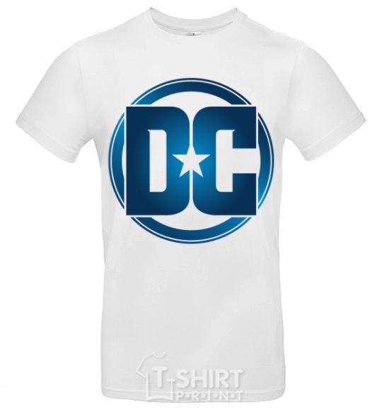 Мужская футболка DC logo fullcolour Белый фото
