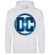 Men`s hoodie DC logo fullcolour sport-grey фото