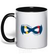 Mug with a colored handle DC comics since 1934 black фото