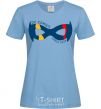 Women's T-shirt DC comics since 1934 sky-blue фото