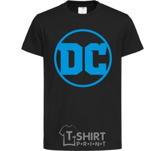 Kids T-shirt DC blue black фото