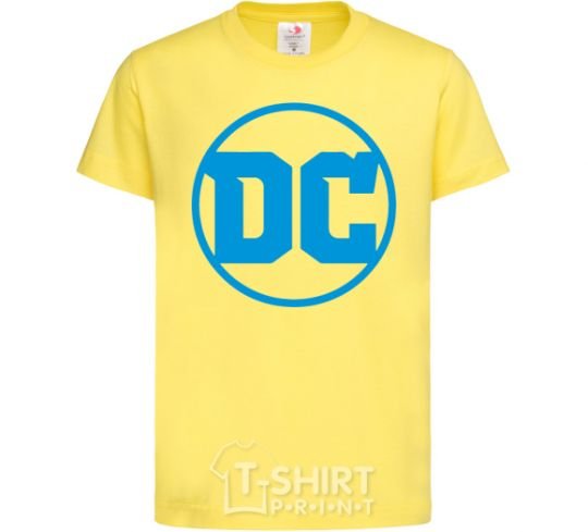 Детская футболка DC голубой Лимонный фото