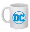 Ceramic mug DC blue White фото