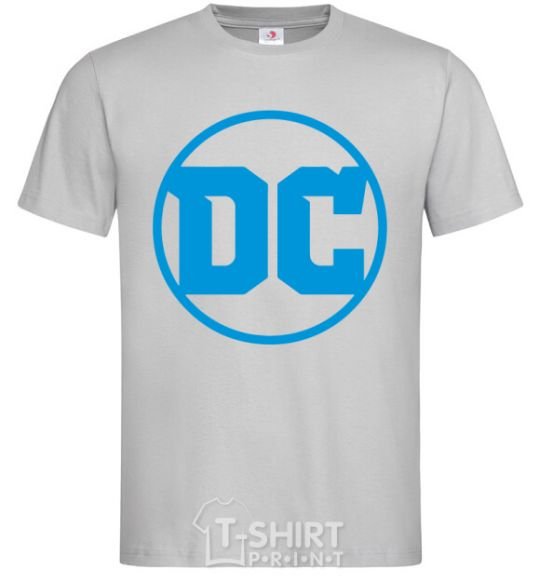 Men's T-Shirt DC blue grey фото