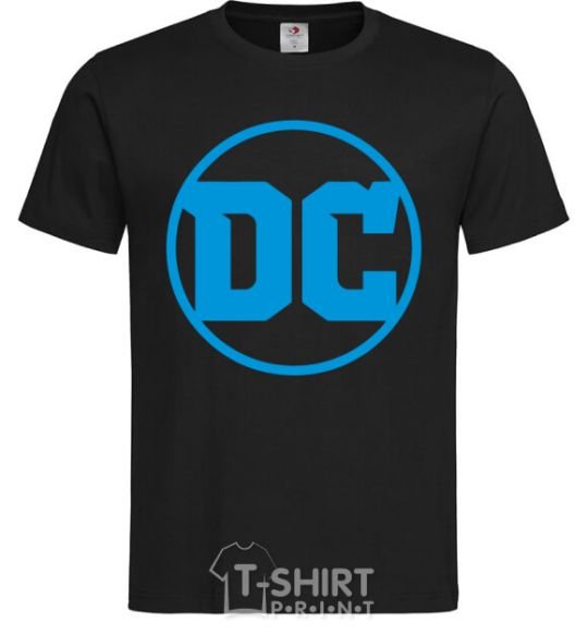 Men's T-Shirt DC blue black фото