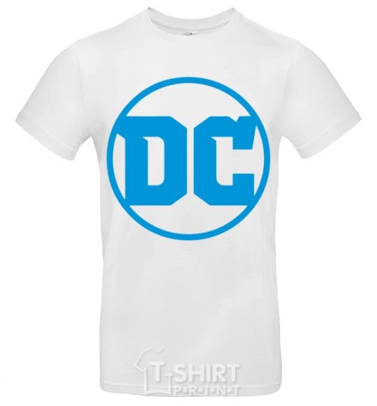 Men's T-Shirt DC blue White фото