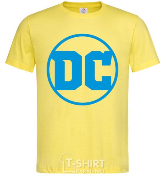 Men's T-Shirt DC blue cornsilk фото