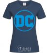 Женская футболка DC голубой Темно-синий фото