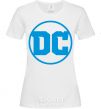 Women's T-shirt DC blue White фото