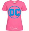 Женская футболка DC голубой Ярко-розовый фото
