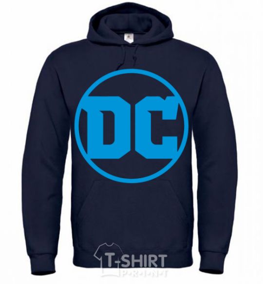 Men`s hoodie DC blue navy-blue фото