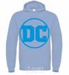 Men`s hoodie DC blue sky-blue фото