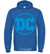 Men`s hoodie DC blue royal фото