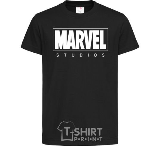 Детская футболка Marvel studios Черный фото