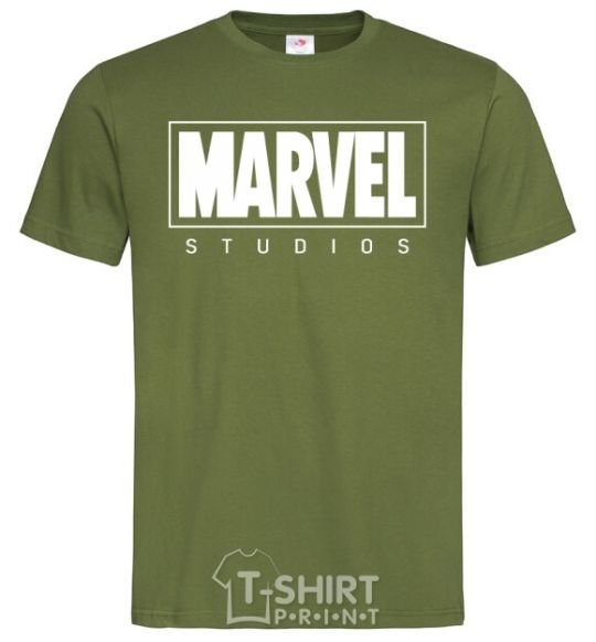 Мужская футболка Marvel studios Оливковый фото