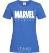 Женская футболка Marvel studios Ярко-синий фото