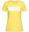 Женская футболка Marvel studios Лимонный фото