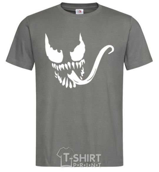 Men's T-Shirt The Face of Venom dark-grey фото