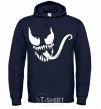 Men`s hoodie The Face of Venom navy-blue фото