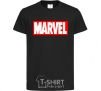 Детская футболка Marvel logo red white Черный фото