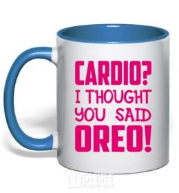 Mug with a colored handle