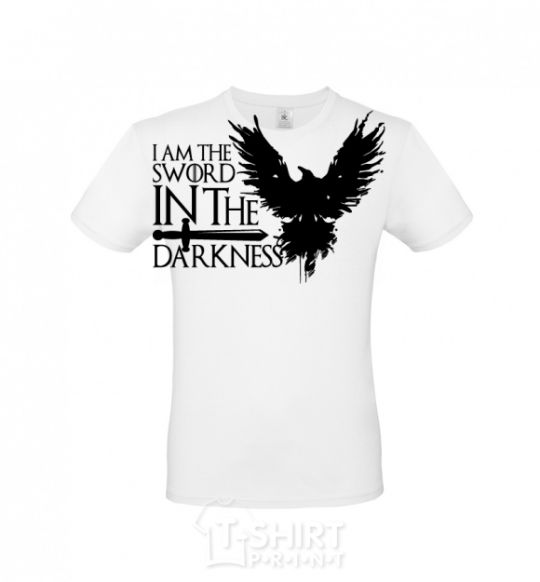 Men's T-Shirt I'm the sword in the darkness White фото