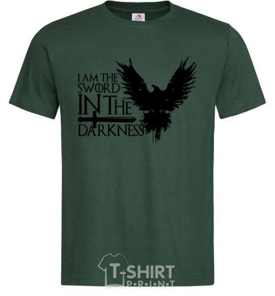 Men's T-Shirt I'm the sword in the darkness bottle-green фото