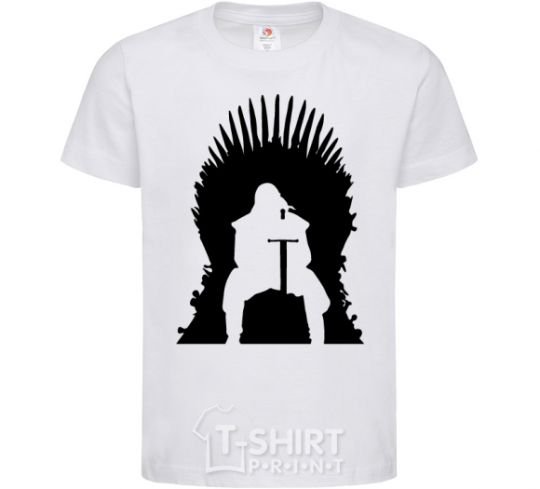Kids T-shirt Jon Snow White фото
