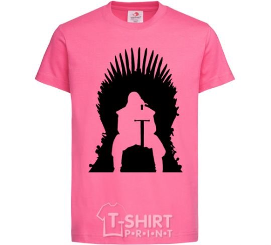 Kids T-shirt Jon Snow heliconia фото