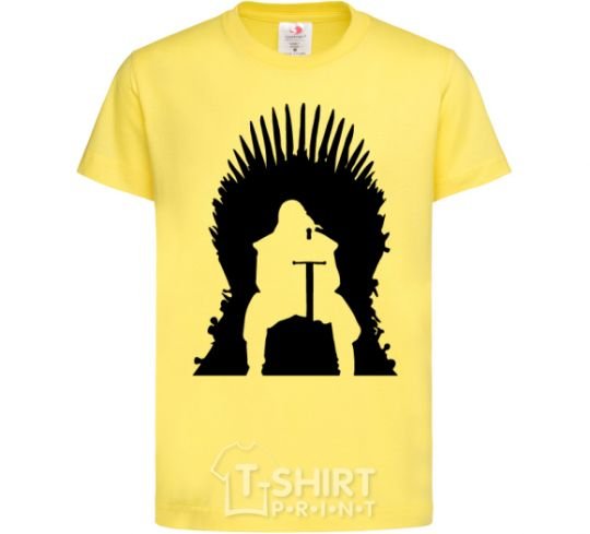 Kids T-shirt Jon Snow cornsilk фото