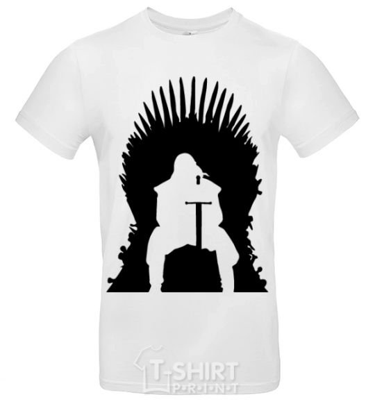 Men's T-Shirt Jon Snow White фото