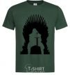 Мужская футболка Jon Snow Темно-зеленый фото