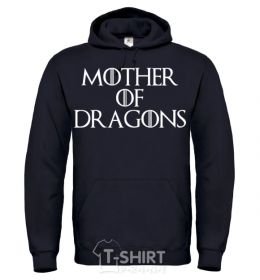 Men`s hoodie Mother of dragons white black фото