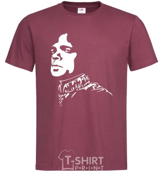 Men's T-Shirt Tyrion Lannister burgundy фото