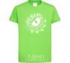 Kids T-shirt Eye of the dragon orchid-green фото