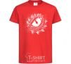 Kids T-shirt Eye of the dragon red фото