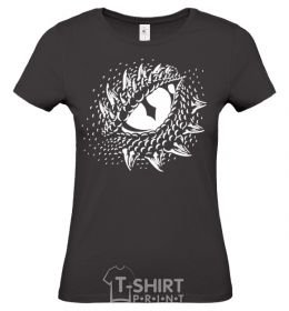 Women's T-shirt Eye of the dragon black фото