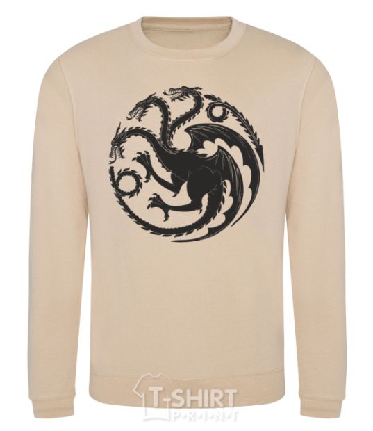 Sweatshirt The Targaryen coat of arms sand фото