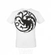 Men's T-Shirt The Targaryen coat of arms White фото