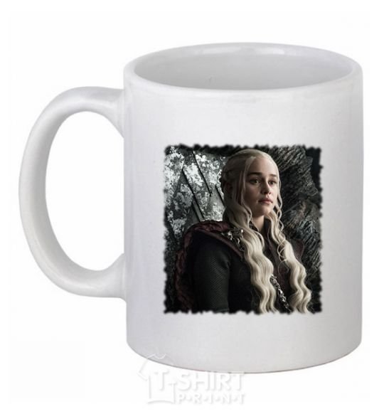 Ceramic mug Daenerys White фото