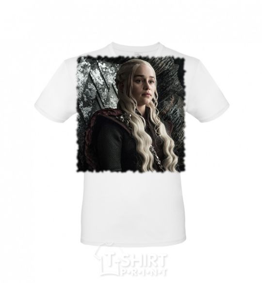 Мужская футболка Daenerys Белый фото