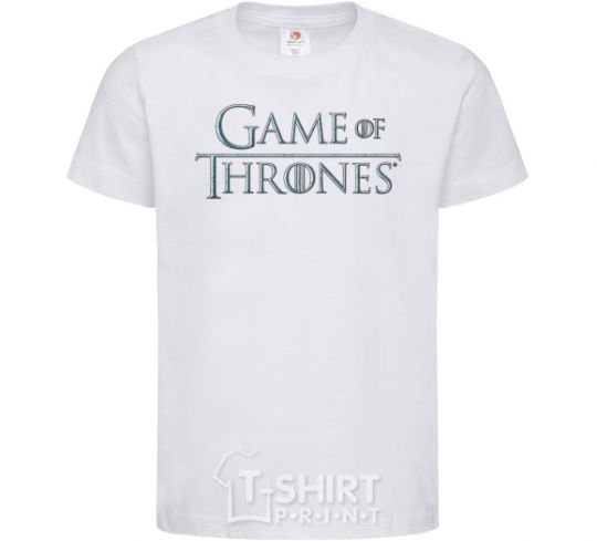 Kids T-shirt Game of Thrones White фото